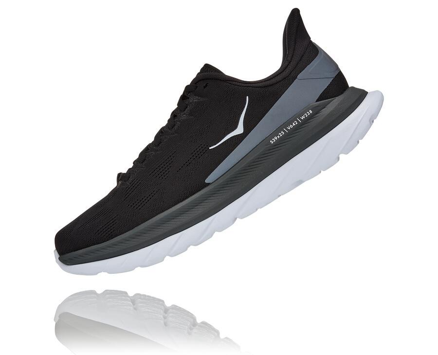 Hoka One One Mach 4 Löparskor Herr - Svarta/Vita - WAIGX-4816